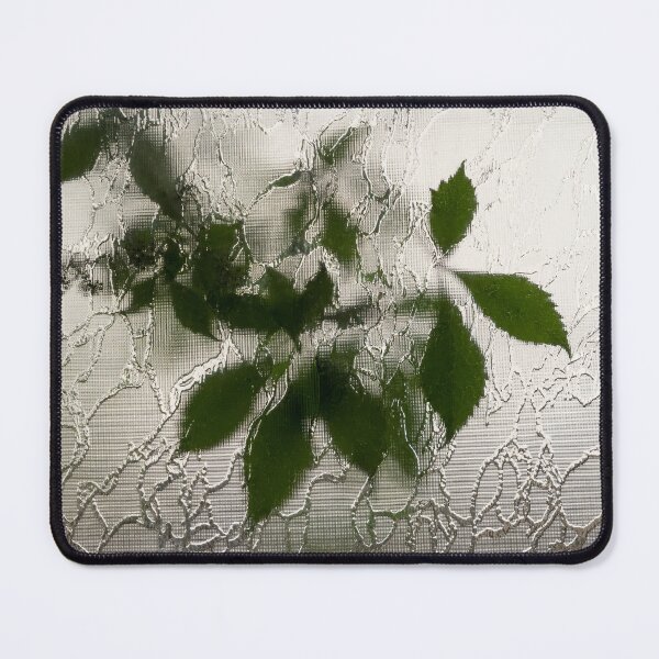 Item preview, Etched Glass Abstract with Delicate Blurred Leaves designed and sold by Georgia Mizuleva.
