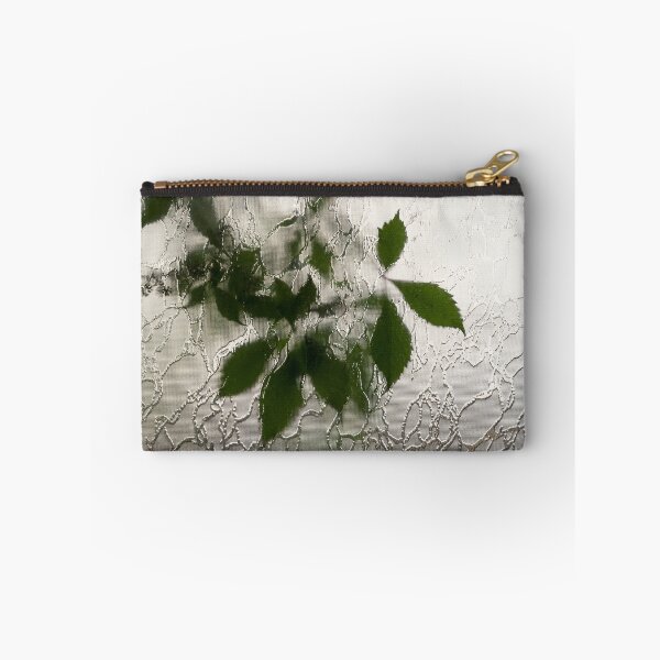 Item preview, Etched Glass Abstract with Delicate Blurred Leaves designed and sold by Georgia Mizuleva.