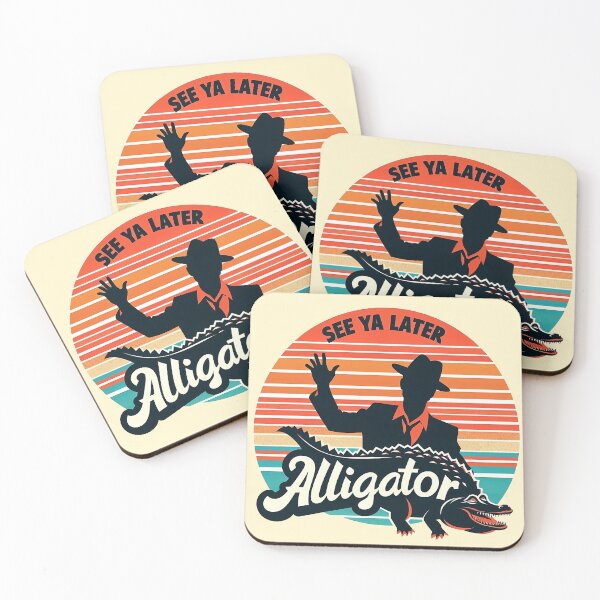 Item preview, Humorous Animal Design: Say Goodbye with 'See Ya Later Alligator' designed and sold by 7Four1.