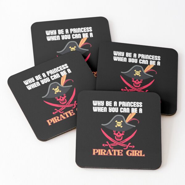 Item preview, Why Be A Princess When You Can Be A Pirate Girl funny gifts designed and sold by byMartha.