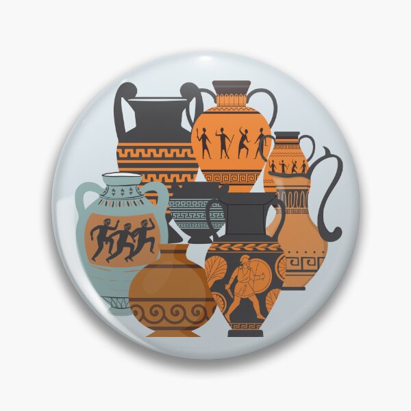 Item preview, Greek pottery designed and sold by AnulaArt.