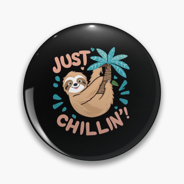 Item preview, Just Chillin’ Sloth - Cheerful Tropical Design for Girls designed and sold by sachiraheshan.