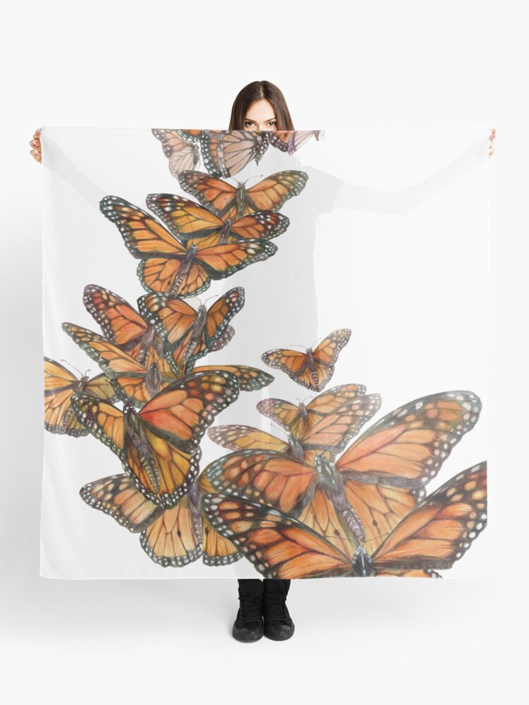 Monarch store butterfly scarf