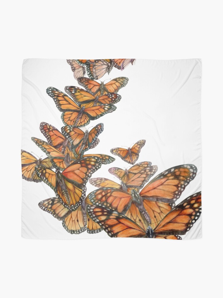 Alternate view of Monarch Butterfly Flight Scarf