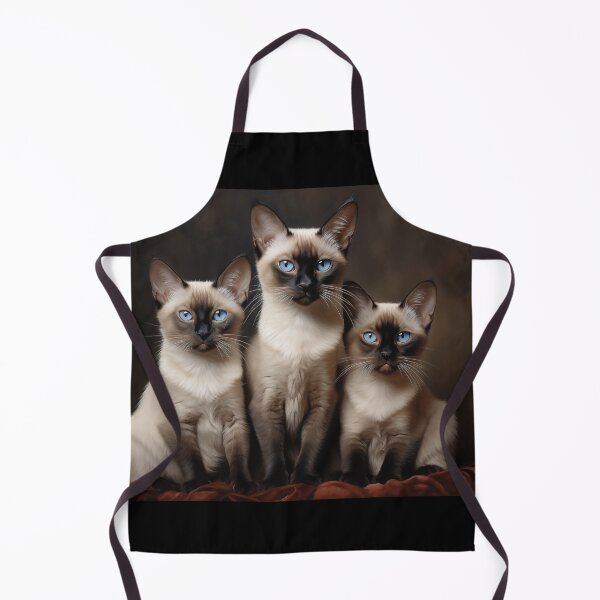 Item preview, Three Siamese cats designed and sold by PetsArt.