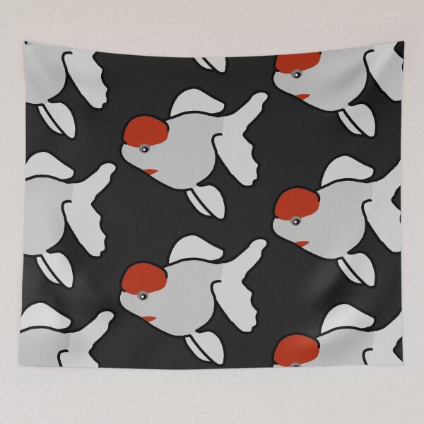 Item preview, Red Cap Oranda Goldfish designed and sold by Leapingdoe.