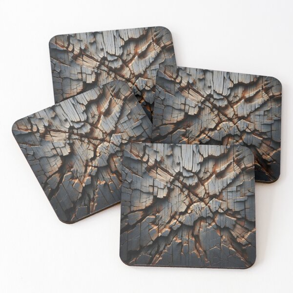 Item preview, Abstract Fractured Wood Texture Art designed and sold by CitrineLinker.