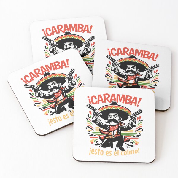 Item preview, ¡CARAMBA! Cuando el rojo se encuentra con el azul, el alma se rebela designed and sold by SplashTastic.