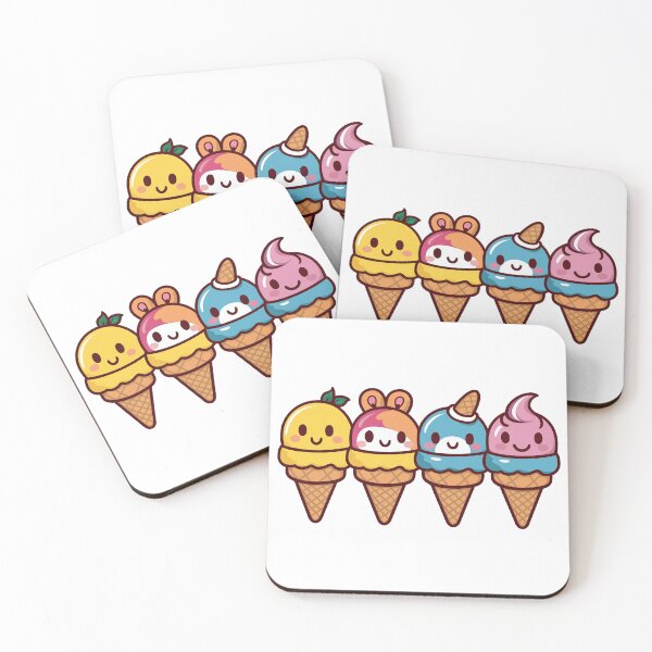 Item preview, Happy Ice Cream designed and sold by Angry Swan Designs.