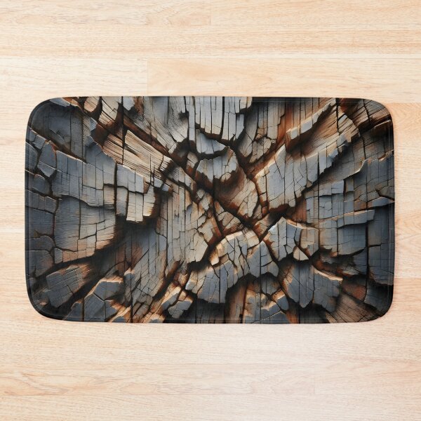 Item preview, Abstract Fractured Wood Texture Art designed and sold by CitrineLinker.