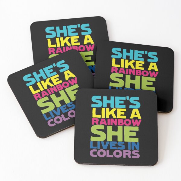 Item preview, She's Like A Rainbow designed and sold by Fanverse Merchandise.