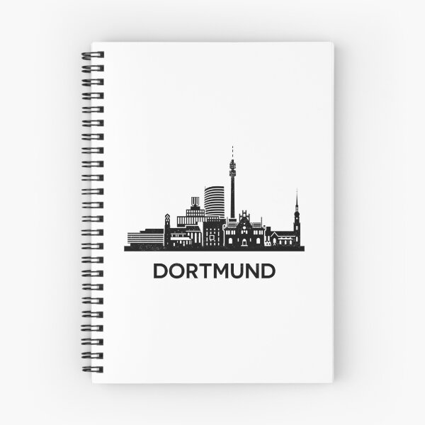 Item preview, Dortmund Skyline Silhouette Black designed and sold by strixvariaart.
