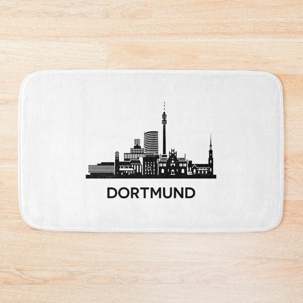 Item preview, Dortmund Skyline Silhouette Black designed and sold by strixvariaart.