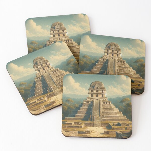 Item preview, Mayan Temple Hidden in the Jungle designed and sold by AdventureLoveG.