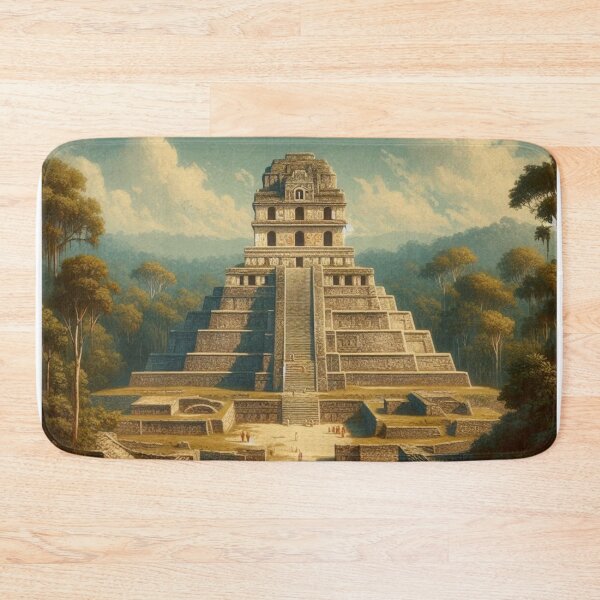 Item preview, Mayan Temple Hidden in the Jungle designed and sold by AdventureLoveG.