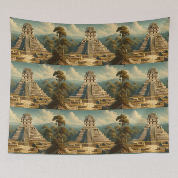 Item preview, Mayan Temple Hidden in the Jungle designed and sold by AdventureLoveG.