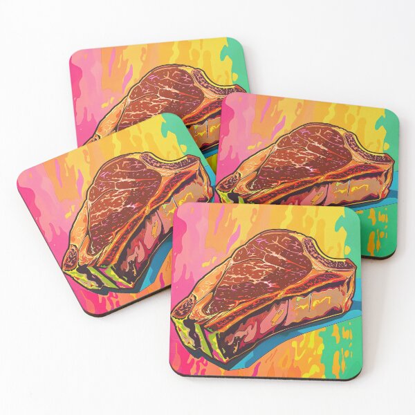 Item preview, Steak Pop Art 1 designed and sold by AstroRisq.