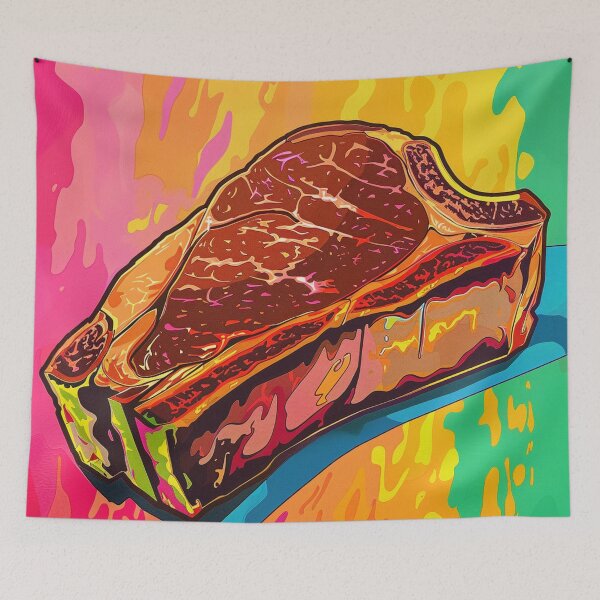 Item preview, Steak Pop Art 1 designed and sold by AstroRisq.