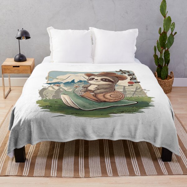 Item preview, cowboy sloth riding green snail designed and sold by bukajart.