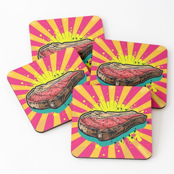 Item preview, Steak Pop Art 2 designed and sold by AstroRisq.