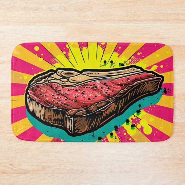 Item preview, Steak Pop Art 2 designed and sold by AstroRisq.