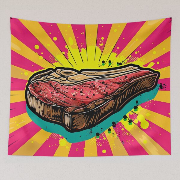 Item preview, Steak Pop Art 2 designed and sold by AstroRisq.