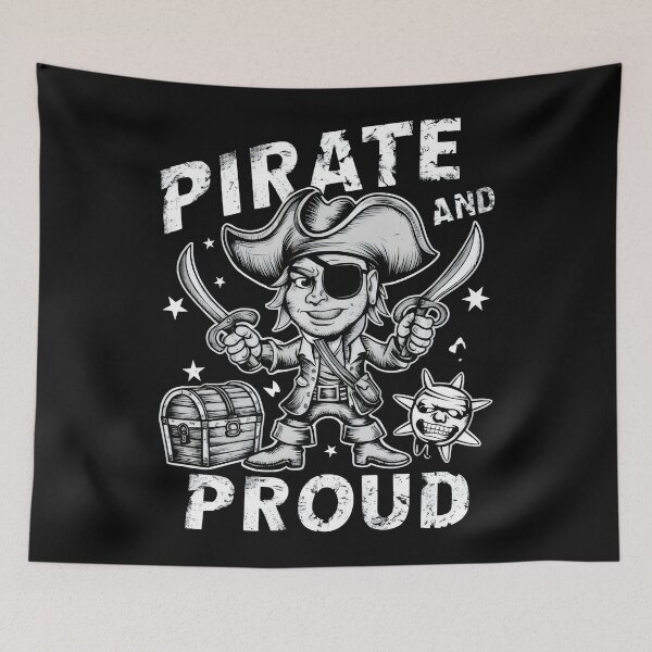 Item preview, Pirate Blackbeard Skulls - "High Seas Heroes: The Pirate Brotherhood" designed and sold by stickercuffs.