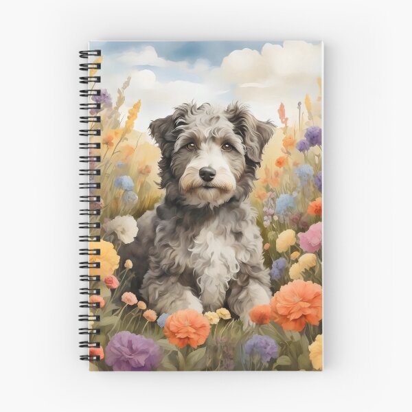 Item preview, Aussiedoodle inspired by Claude Monet designed and sold by bloomandbark.