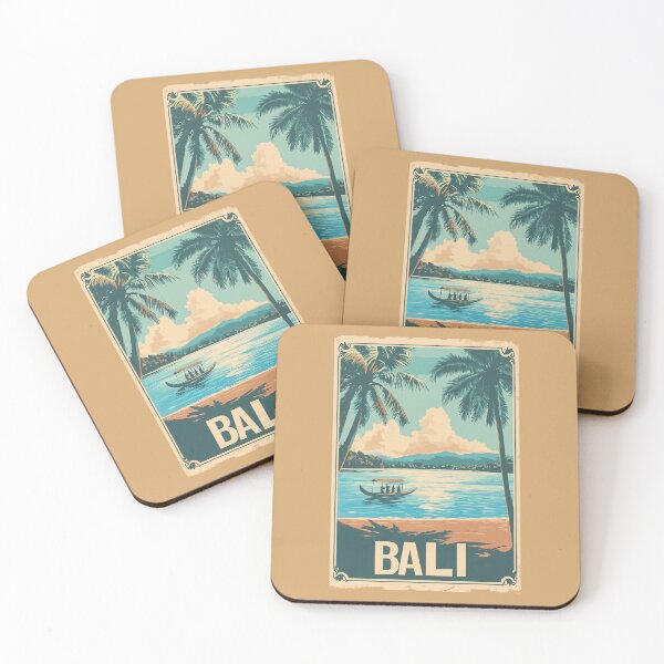 Item preview, A Vintage Travel Art of Bali - Indonesia  designed and sold by GoodOldVintage.