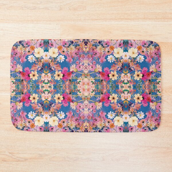 Item preview, Fractal Pink Meadow on a Blue Summer Sky designed and sold by emmajwhite11.