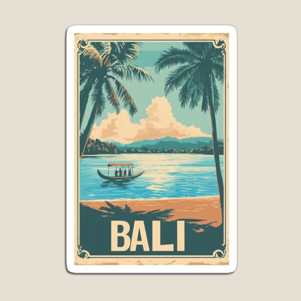 Item preview, A Vintage Travel Art of Bali - Indonesia  designed and sold by GoodOldVintage.