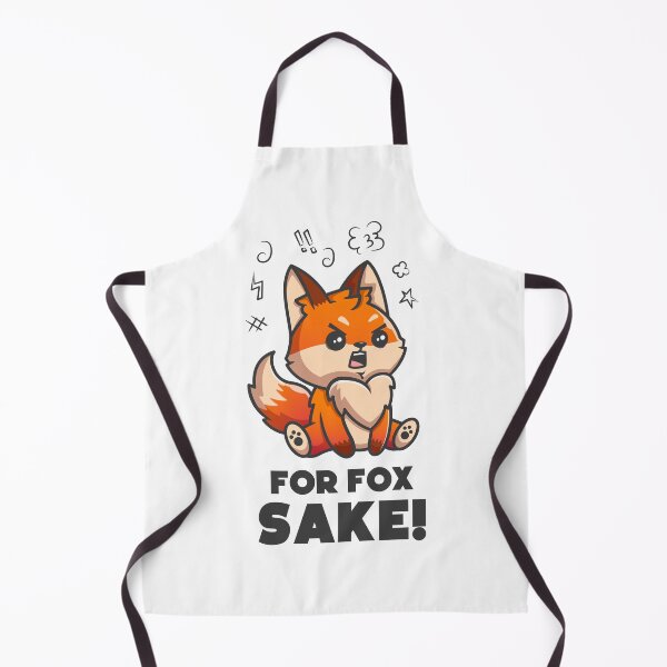 Item preview, For Fox sake - Funny fox joke designed and sold by messy-nessie.