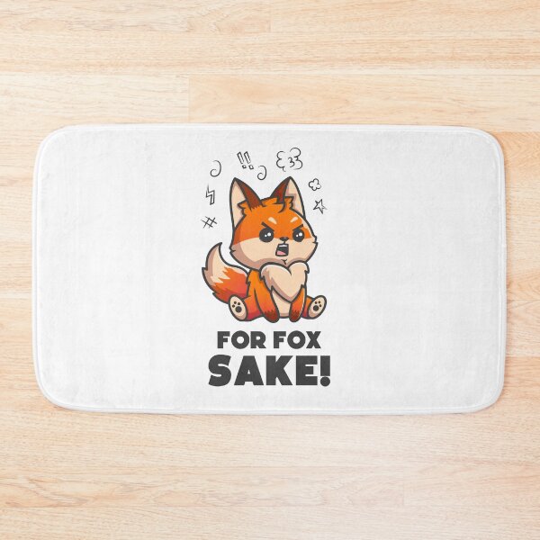 Item preview, For Fox sake - Funny fox joke designed and sold by messy-nessie.