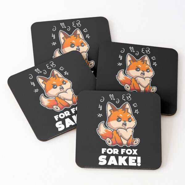 Item preview, For Fox sake - Funny fox joke designed and sold by messy-nessie.