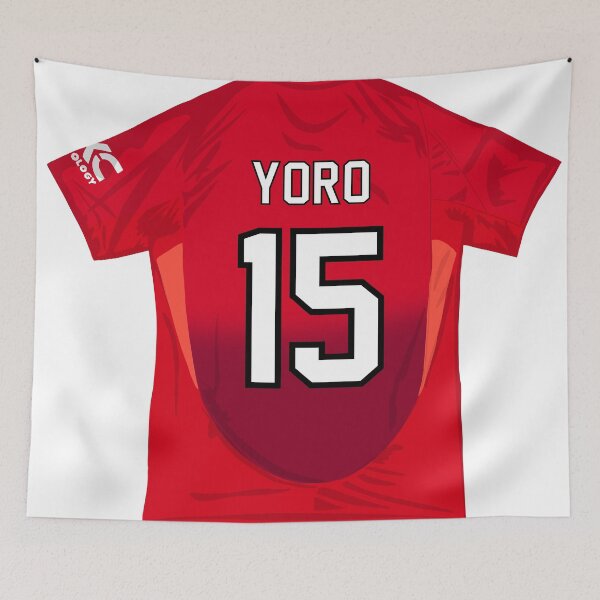 Item preview, Nuevo talento: Leny Yoro, Man Utd #15 designed and sold by GrizzlyCollective.