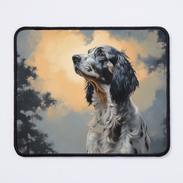 Item preview, English Setter at night designed and sold by PetsArt.