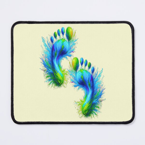 Item preview, Fantasy footsteps splashing in paint designed and sold by LoneAngel.