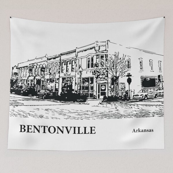 Item preview, Bentonville Arkansas designed and sold by Lakeric Cityscapes.