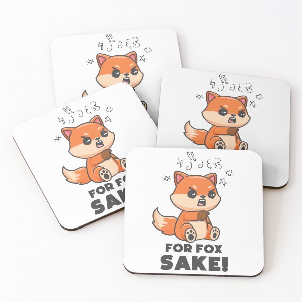 Item preview, For Fox sake - Funny fox joke designed and sold by messy-nessie.