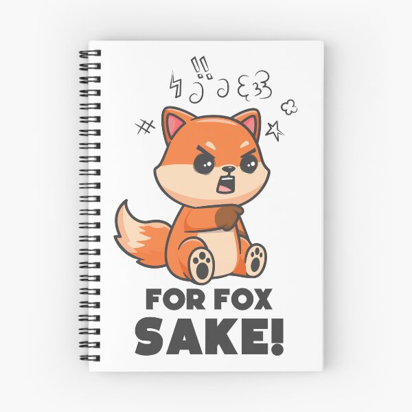 Item preview, For Fox sake - Funny fox joke designed and sold by messy-nessie.