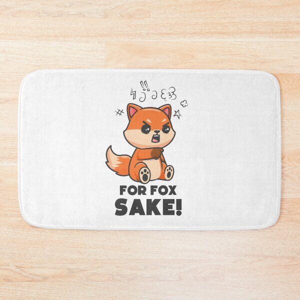 Item preview, For Fox sake - Funny fox joke designed and sold by messy-nessie.