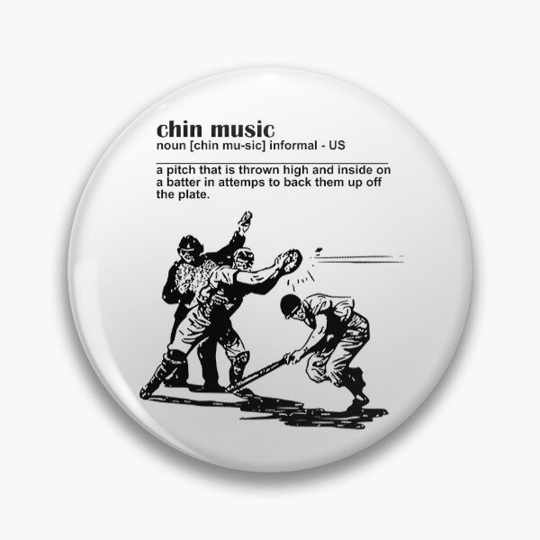 Item preview, Chin Music - Baseball Definition - Classic Comic  designed and sold by TheLeeryLeaf.