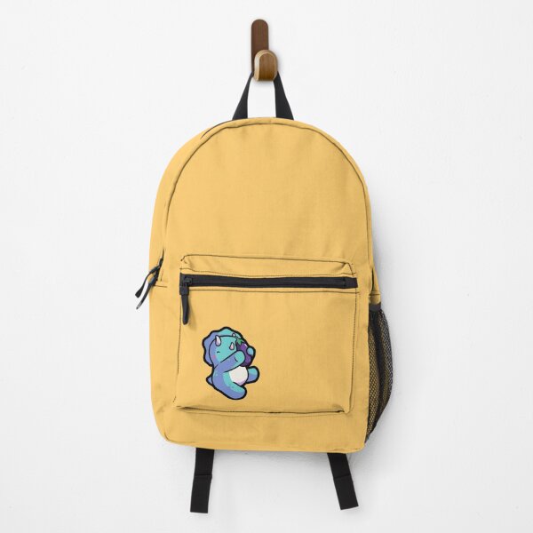 Item preview, hugadino triceratops hugging eggplant, cute dinosaur, food, vegetables, aubergine designed and sold by hugadino.