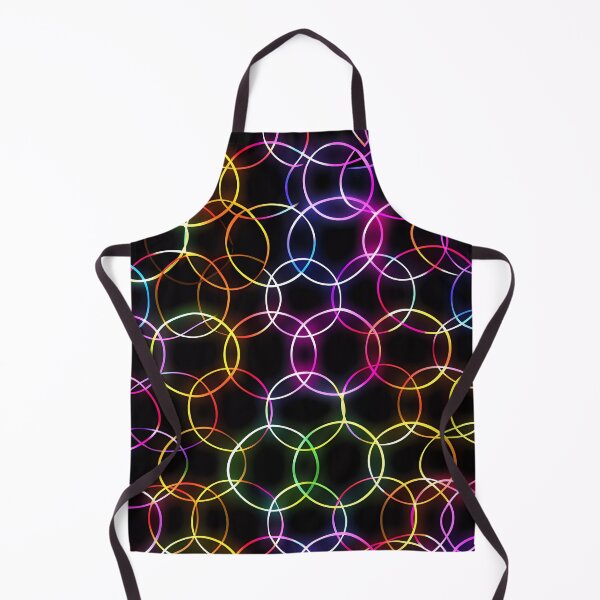 Aperçu de l'œuvre "Neon Circular Symmetry" créée et vendue par Art-Vortex-fr.