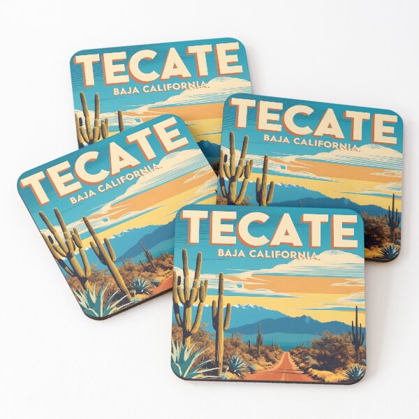 Item preview, Tecate Baja California Sur Mexico Vintage Travel Tourism designed and sold by TravelersGems.