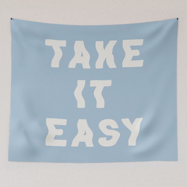 Item preview, Take It Easy Baby Blue designed and sold by soundlesswaves.