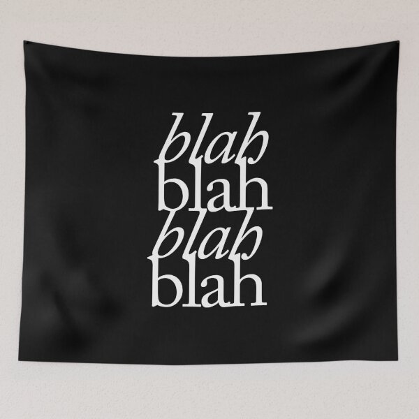 Item preview, Blah blah blah blah designed and sold by SpilloDesign.