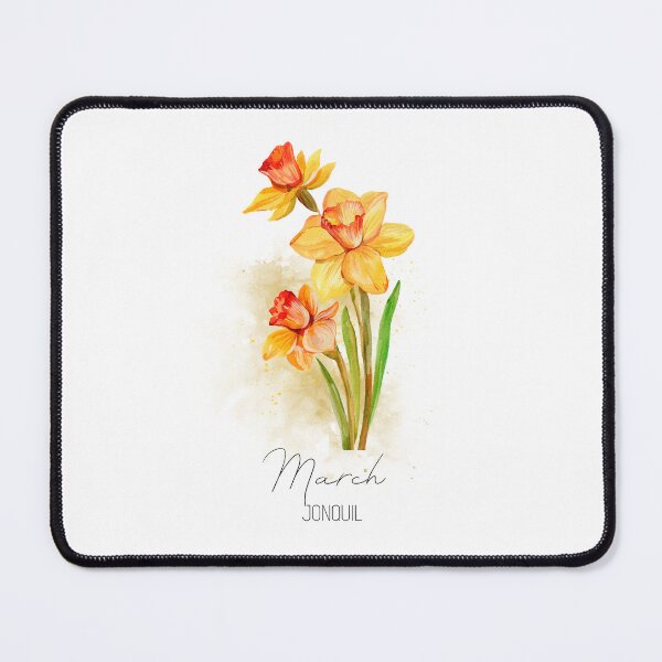 Item preview, Jonquil, March birth flower, watercolor flowers, Narcissi designed and sold by lagunaklein.
