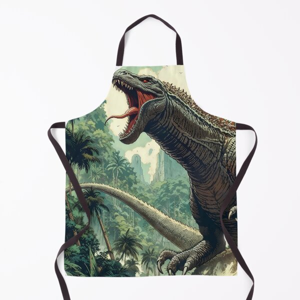 Item preview, Kaiju Comodo Dragon In The Jungle designed and sold by RubisLeaf.