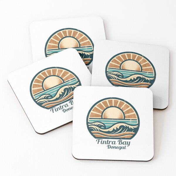 Item preview, Retro Sun & Waves - Fintra Bay, Donegal designed and sold by TirConnaill.